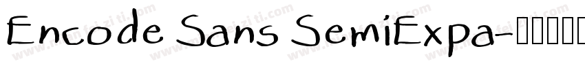 Encode Sans SemiExpa字体转换